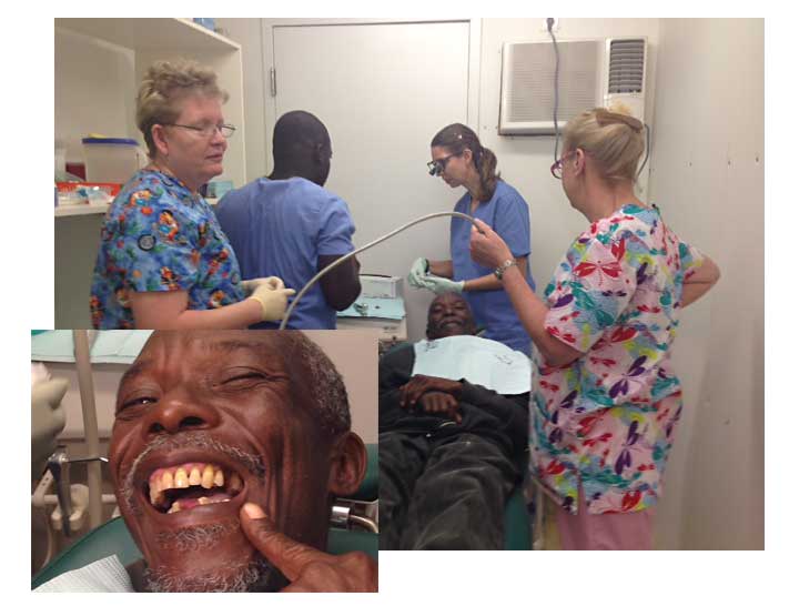 Dental Team in Haiti: 2-28-2015  10:30 AM