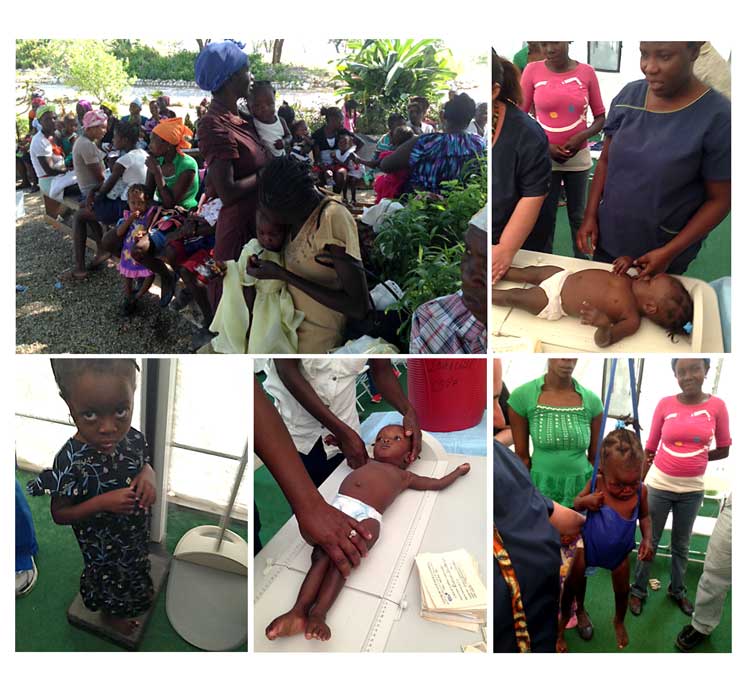 FMSC helping at Malnutrition Clinic: 3-26-15  12:00 PM