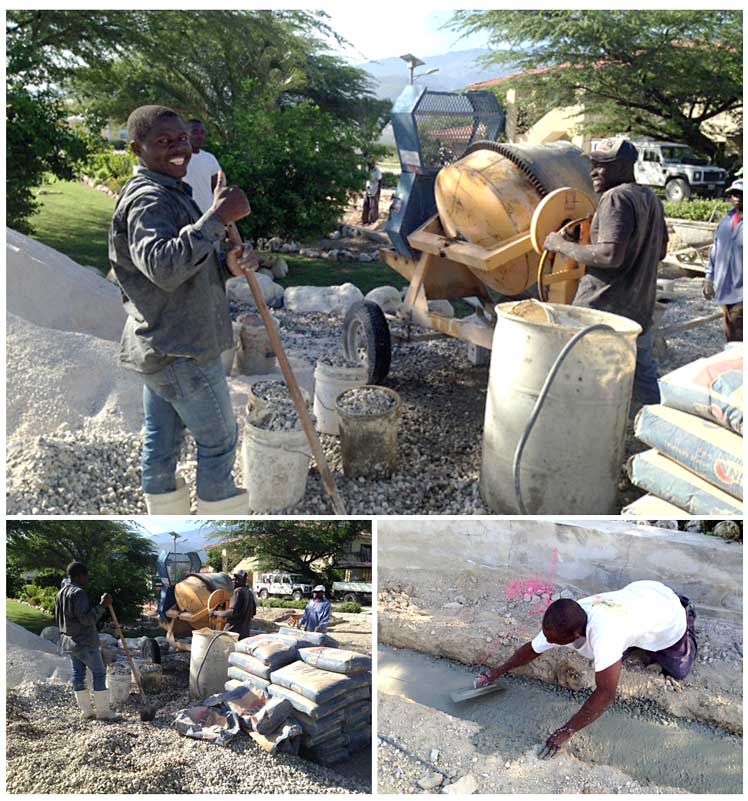 Building the New Malnutrition Center:  4-9-2015  11:30 AM