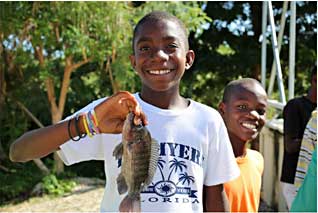 Another sustainability project - Love A Child's Tilapia Fish Farm in Haiti - Fish!