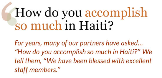 Love A Child Haitian Staff