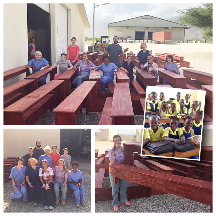 Team Varnished School Desks 07-28-15