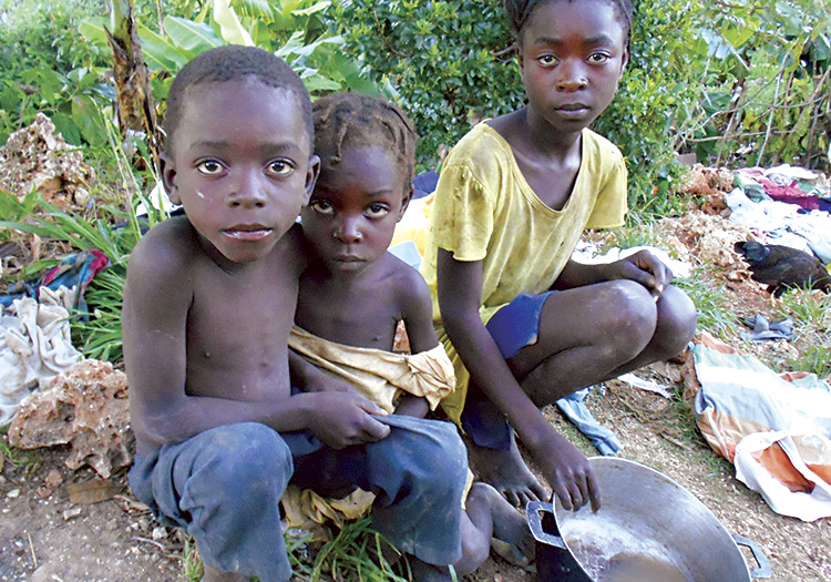  Haitiians are desperately poor