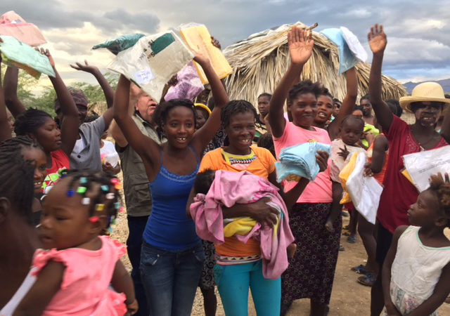 Sharing Clothes in Haiti