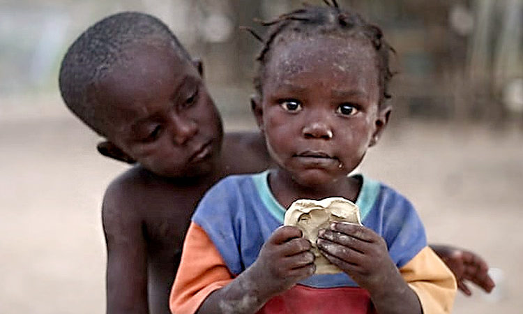 Hunger is still a major problem here in Haiti. Poor people call hunger "grangou Clorox." Which means, "I would rather die from drinking Clorox than die of hunger."