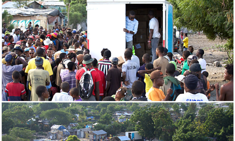 Food Distribution Trutier Haiti