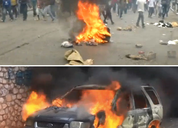 Riots in Haiti