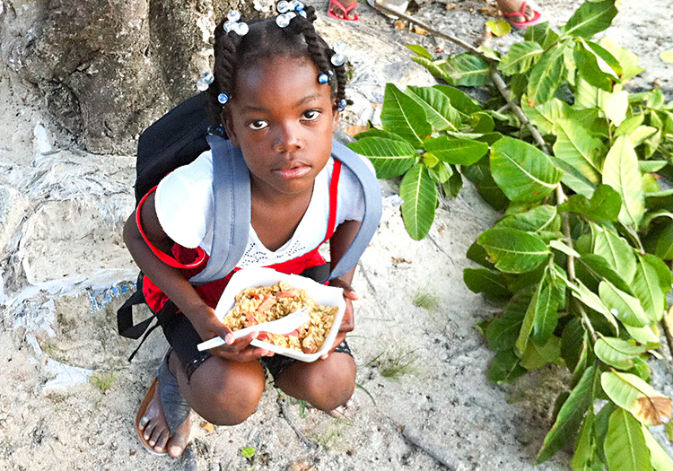 Our Feeding Program-Reaching out to Haitians and Dominicans alike.