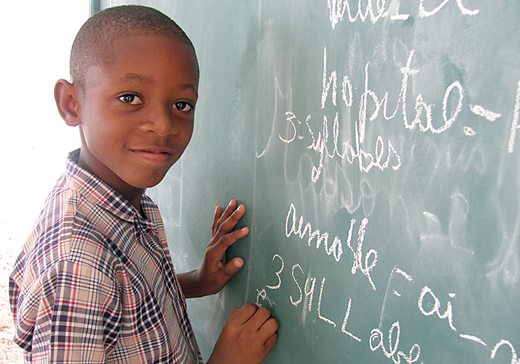 The government provides very few public schools, especially in rural areas of Haiti.