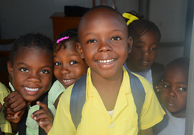 Through our Child Sponsorship Program, a Haitian child will receive a Christian education.