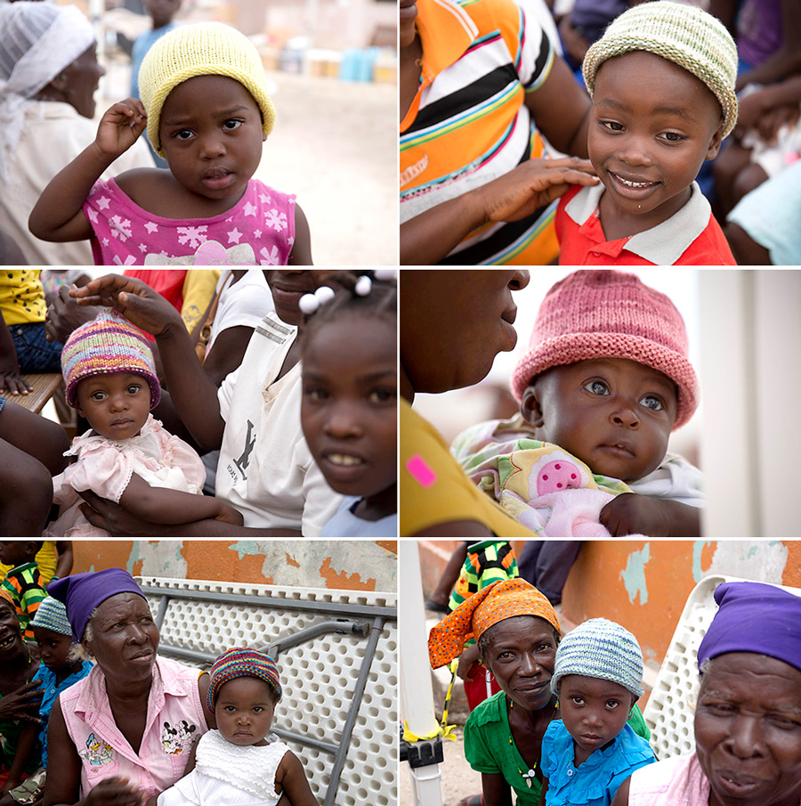 Baby Bonnets for Haitian Babies:  3-2-16  6:00 PM