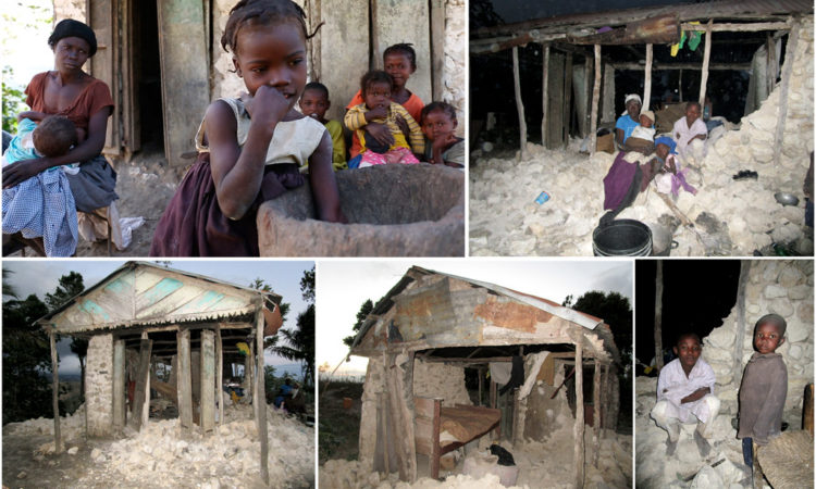 Family Home Destroyed Haiti