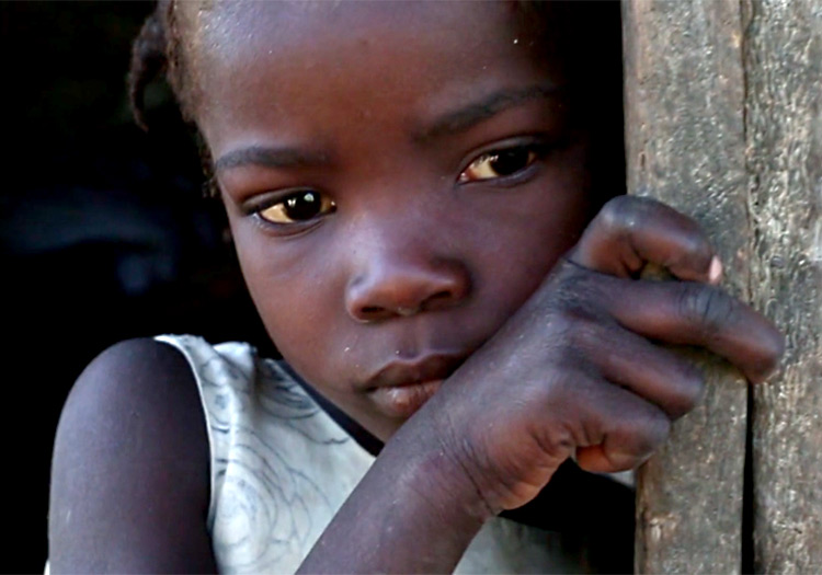 Rosemitha a very poor child of Haiti