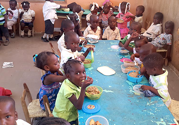 Love A Child shares food with 68 organizations to feed thousands of hungry children.