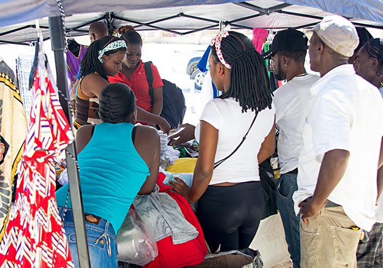 New businesses are filling the vendor stalls at the marketplace.