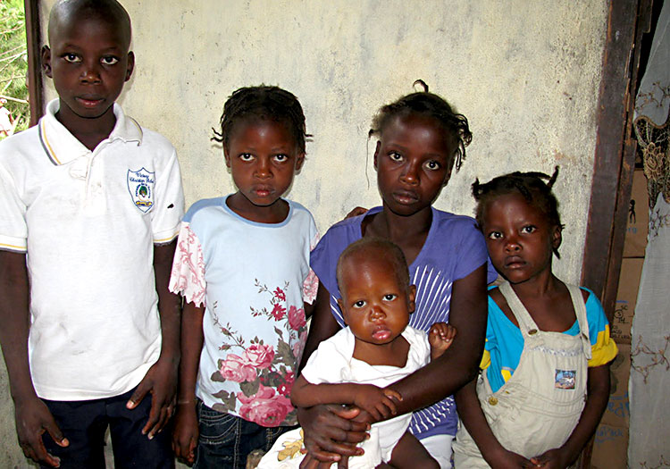 Haitian family was deported from the Dominican Republic.