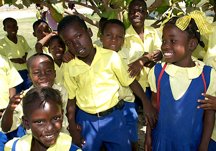 School children Love A Child sponsorship to improve the lives of the poorest of the poor.