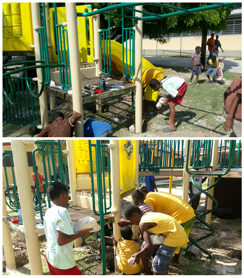 New Playground for Heart for Haiti:  5-22-16  11:00 AM