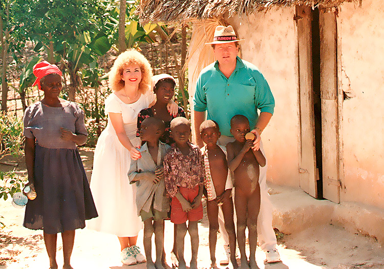 Bobby and I moved to Haiti permanently. We fell in love with the people of Haiti.