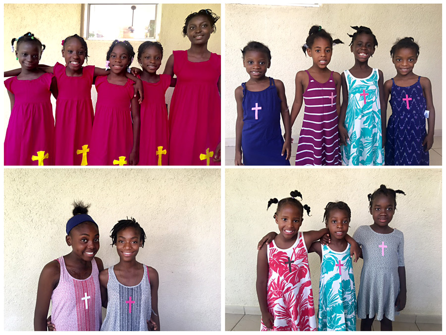 New clothing for Love A Child Orphan girls:  6-15-16  10:00 AM