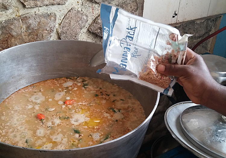 Our food is donated by Feed My Starving Children Making A Difference in Haiti.
