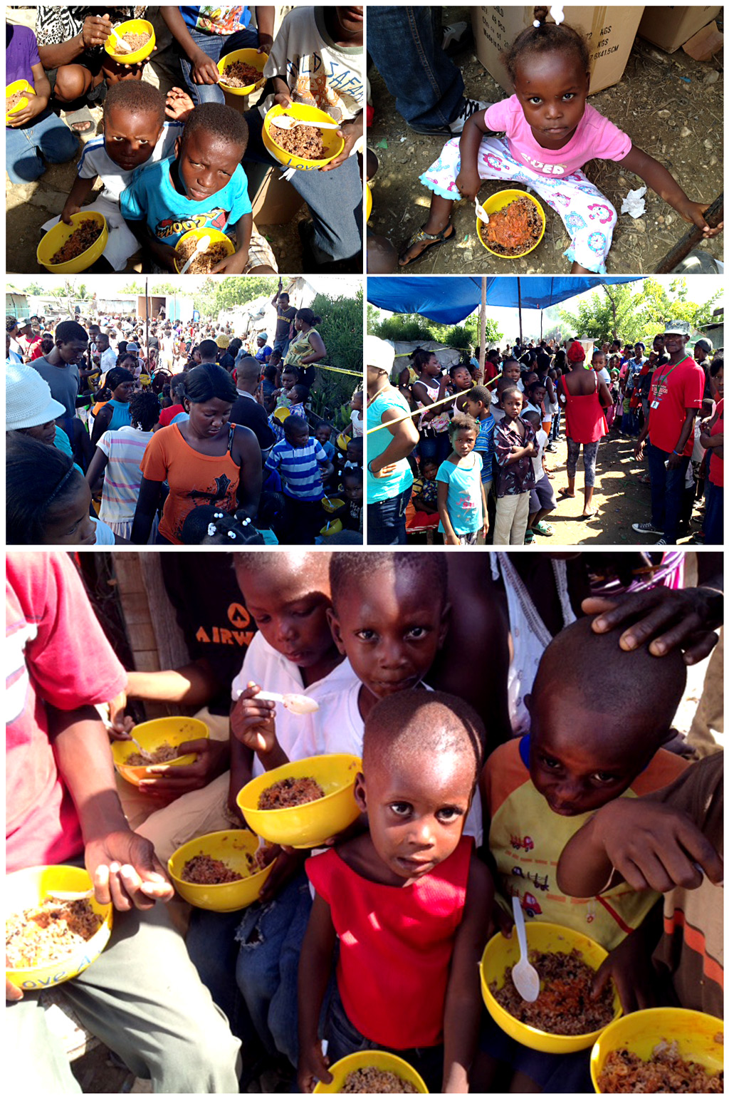 Feeding the Children in Truttier Garbage Dump: 6-7-16  12:00 PM