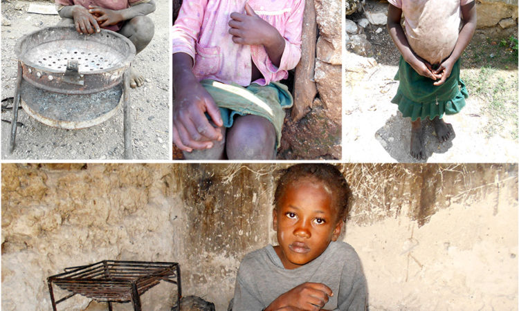 Children of the poor Haiti