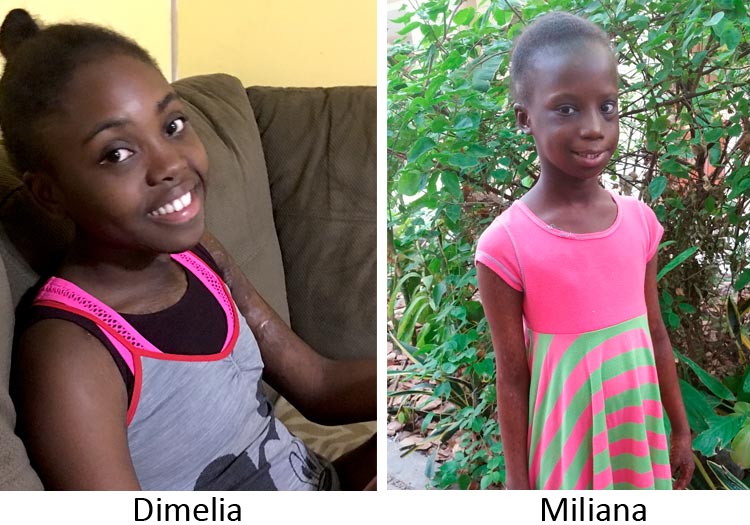 Love A Child children Dimelia Miliana heading to the States for more surgery.