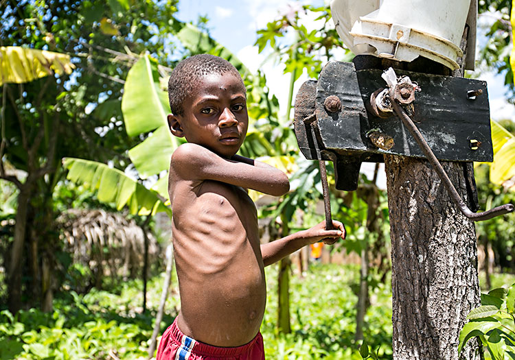 Working child in Haiti