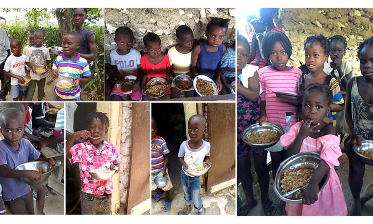 Feeding Children in Grand Source, Haiti
