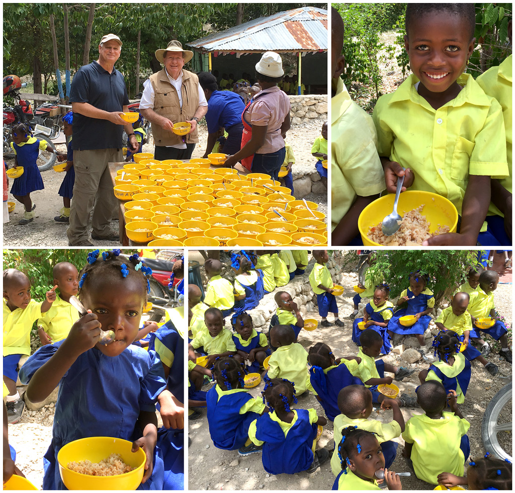 Feeding Children at Lastik school:  9-21-16  1:45 PM