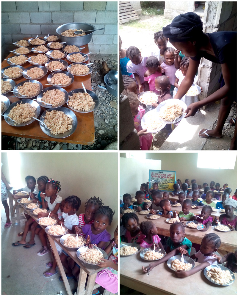 Feeding Children in Northwest Haiti:  9-2-16:  4:40 PM