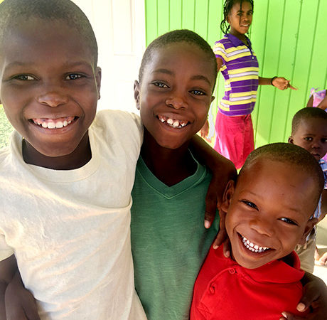 Very happy boys in their new home Miracle Village