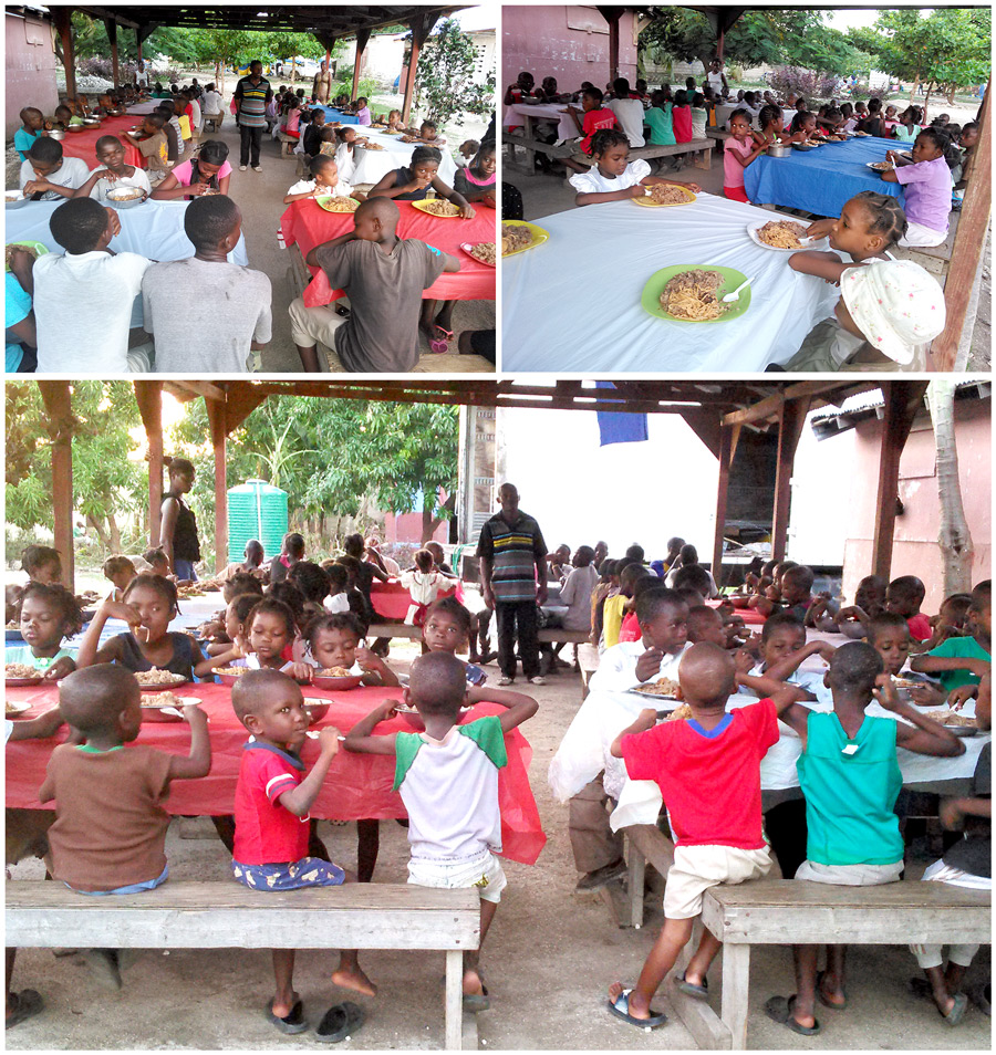 Food Distribution for Haiti’s orphans:  10-9-26  8:00 AM