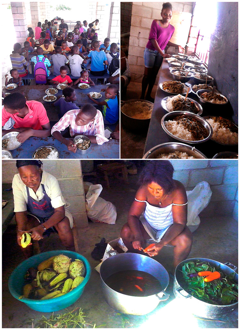 Sharing our Food with Heart’s Cry Orphanage:  11-8-16  11:00 AM