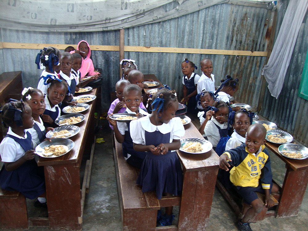 Sharing our food with other missionaries:  1-18-16  8:00 AM