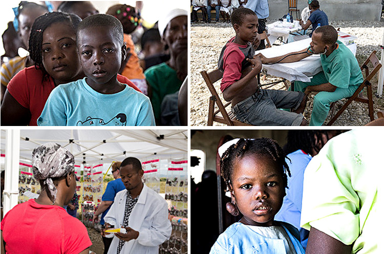 Mobile Medical Clinic in Sapaterre, Haiti