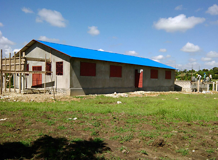 New church in Sapaterre, Haiti