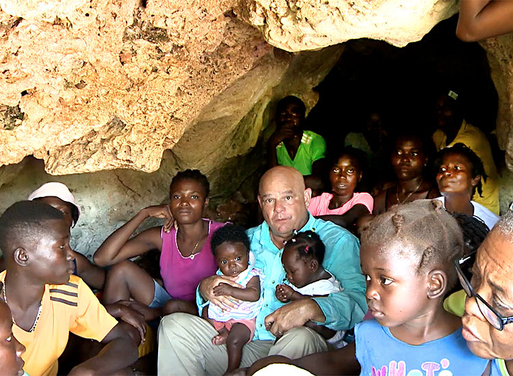 Three months after Hurricane Matthew 160 families living inside caves.