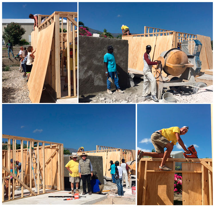 Building houses in Miracle Village