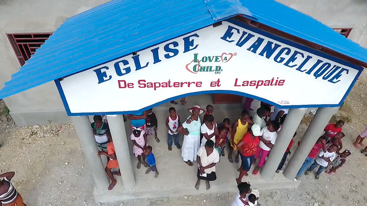 New church in Sapaterre, Haiti