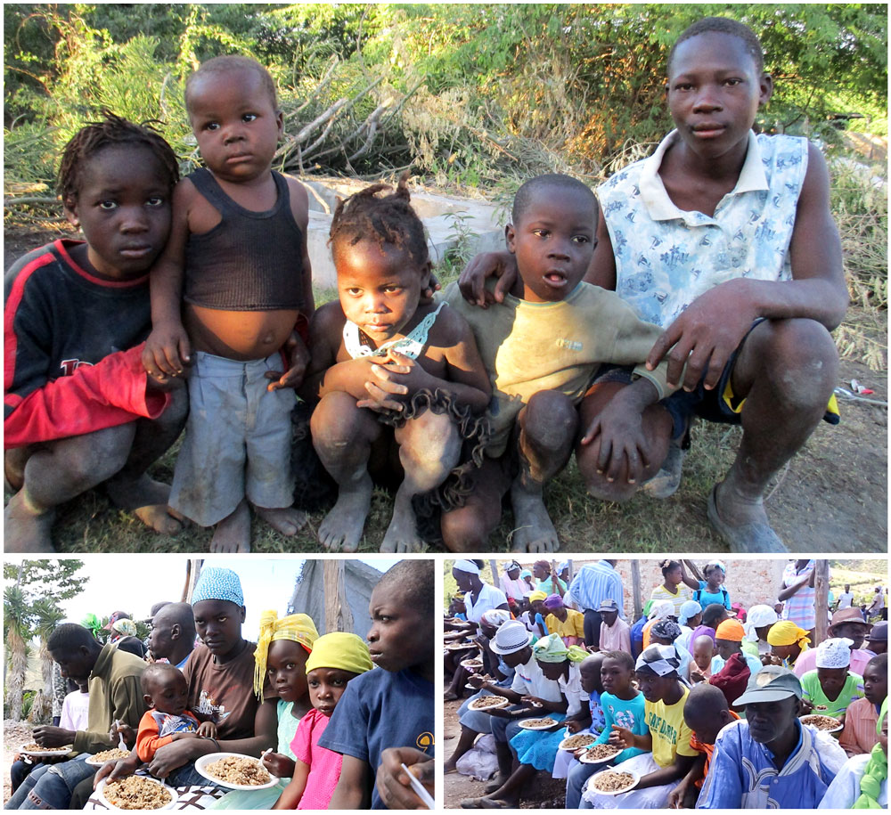 Feeding the hungry in the mountains of Haiti:  2-23-17  11:00 AM