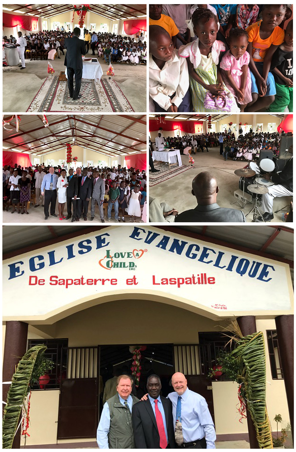 Sapaterre Church Dedication:  2-12-17  5:00 PM