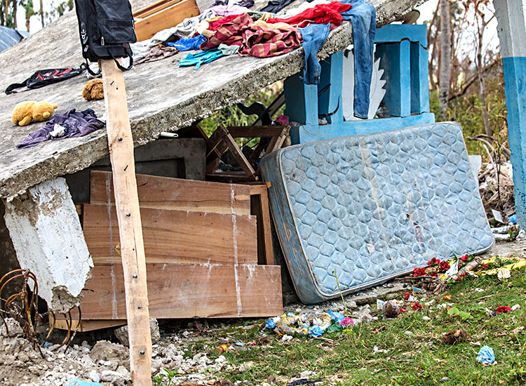 Homes lost in Hurricane Matthew