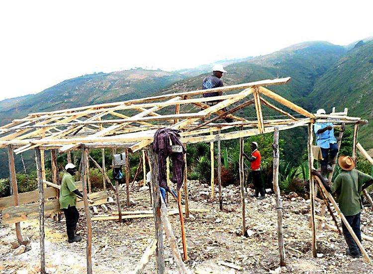 Rebuilding villages like Peyi Pouri