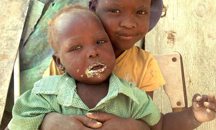 Feeding Starving Children in Haiti