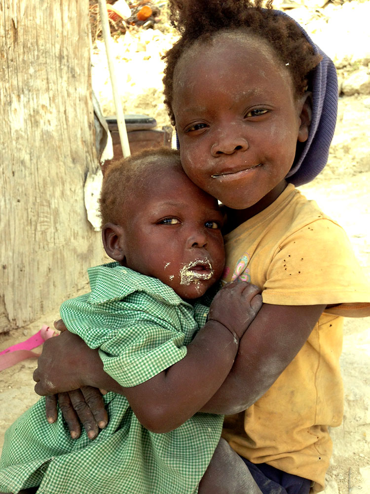 Hungry children eat dirt: 7-22-17  12:00 PM