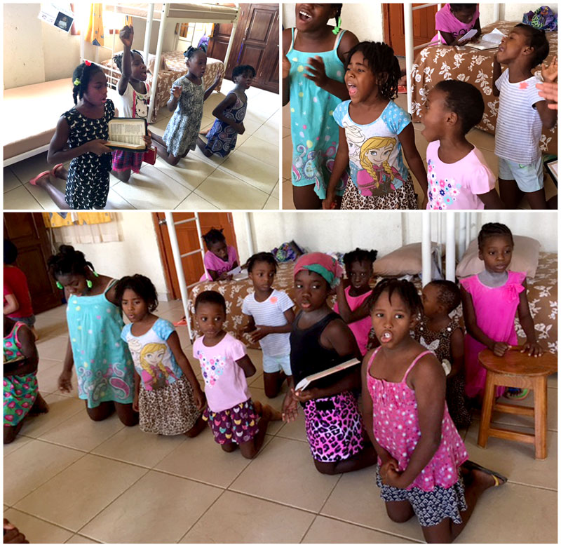 LAC Orphan Girls Singing:  7-21-17  11:50 AM