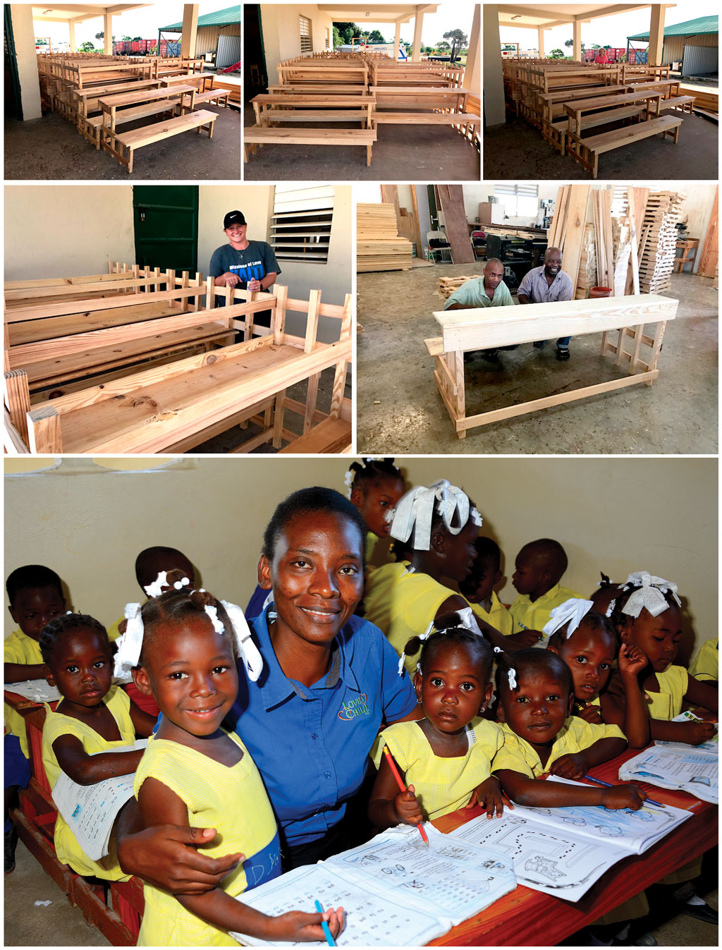 Getting Ready to Open Schools in Haiti:  8-30-17 5:00 PM