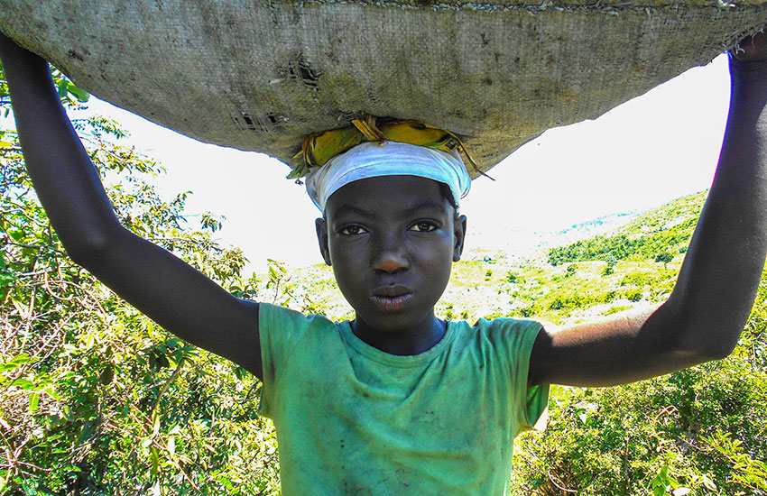 Haiti is in a food crisis.